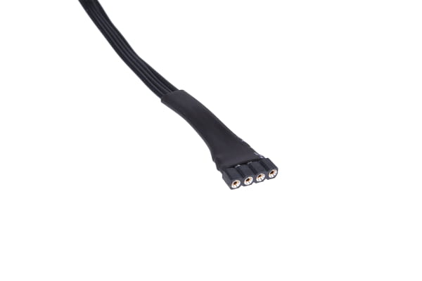 KAB Alphacool RGB 4pol LED Adapterkabel für Mainboards - Schwarz 50cm EOL