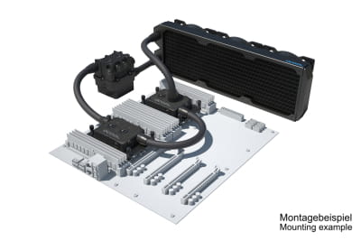 SVK Alphacool ES Pro 4U - 3 x 120 ST / 2x XPX Pro 1U / Reservoir 2U - DDC310 SVK Alphacool ES Pro 4U - 3 x 120 ST / 2x XPX Pro 1U / Reservoir 2U - DDC310