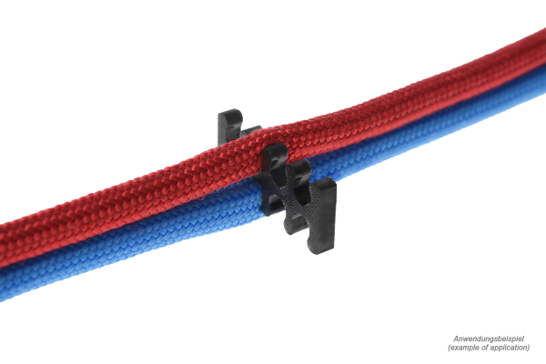 KAB Alphacool Eiskamm X8 - 3mm black - 4 Stück EOL