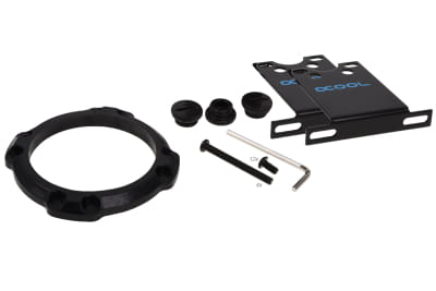 PUZ Alphacool Eisdecke D5 Aufsatz - Black Acetal G1/4 - (VPP755/VPP655/TPP644/MCP655) V.3