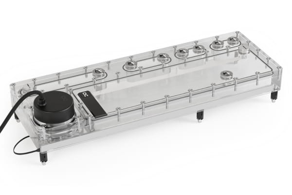 AGB Alphacool Core Distro Plate 420 Links mit VPP/D5 Apex PWM Pumpe