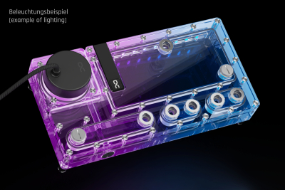 AGB Alphacool Core Distro Plate 280 Rechts D5 mit VPP Apex PWM Pumpe