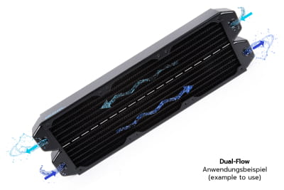 RAD Alphacool NexXxoS UT60 Full Copper Dual-Flow 360mm Radiator RAD Alphacool NexXxoS UT60 Full Copper Dual-Flow 360mm Radiator