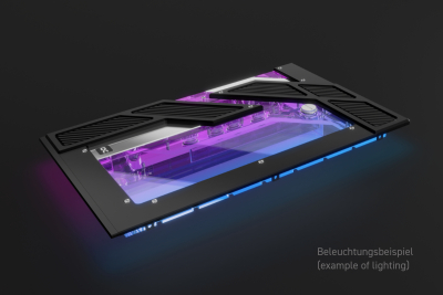 AGB Alphacool Apex Distro Plate Y60 mit VPP/D5 Apex PWM Pumpe PHT EOL