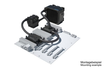 SVK Alphacool ES Pro 4U - 1 x 120 UT / 2x XPX Pro 1U / Reservoir 2U - DDC310 SVK Alphacool ES Pro 4U - 1 x 120 UT / 2x XPX Pro 1U / Reservoir 2U - DDC310