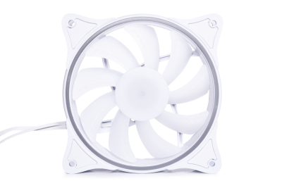 L12 Alphacool Rise Aurora 120mm Lüfter Weiß (120x120x25mm) PHT EOL