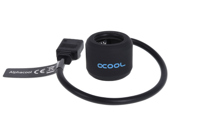 SZ Alphacool Aurora HardTube LED Ring 16mm Deep Black - RGB PHT EOL