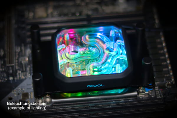WACZ Alphacool Aurora XPX Digital RGB Frame - Black EOL