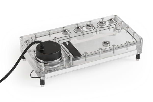 AGB Alphacool Core Distro Plate 280 Links D5 mit VPP Apex PWM Pumpe