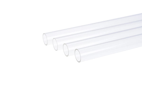 S12 Alphacool HardTube 12/10mm Acryl (PMMA) Klar 60cm - 4er Set (240cm) PHT EOL