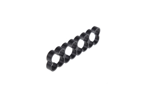 KAB Alphacool Eiskamm Alu X16 - 4mm black - 4 Stück PHT EOL