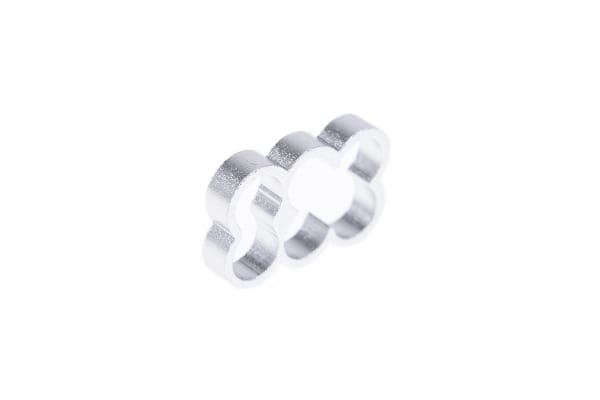 KAB Alphacool Eiskamm Alu X6 - 4mm silver - 4 Stück PHT EOL
