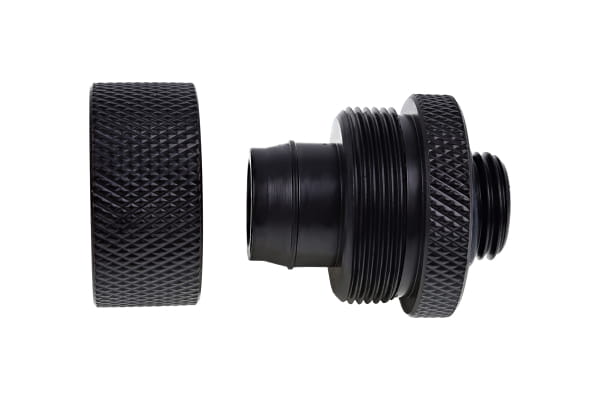 ANS Alphacool Eiszapfen 19/13mm Anschraubtülle G1/4 - Deep Black Sixpack PHT EOL