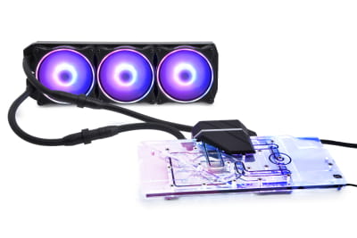 KOI B-Ware Alphacool Eiswolf 2 AIO - 360mm Radeon RX 6800/6800XT Gaming Trio X mit Backplate