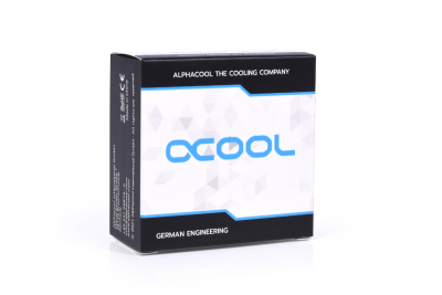 ANF Alphacool Eiszapfen Winkeladapter 45° G1/4 AG auf G1/4 IG - schwarz PHT EOL