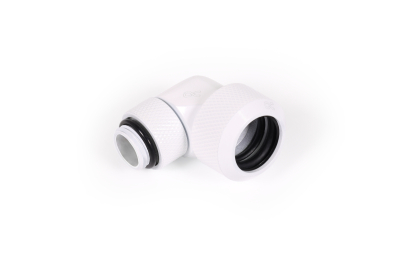 ANS Alphacool Eiszapfen 13mm HardTube Anschraubtülle 90° drehbar G1/4 - White