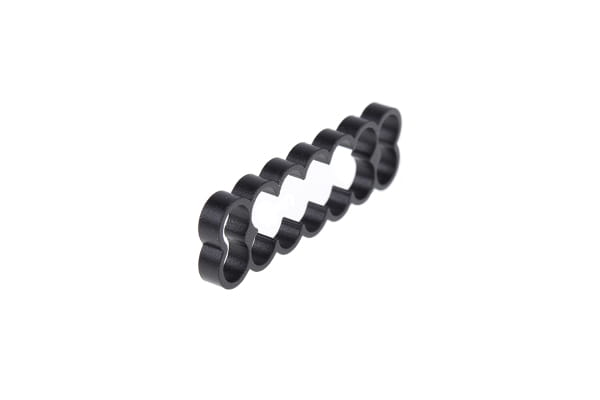 KAB Alphacool Eiskamm Alu X14 - 4mm black - 4 Stück PHT EOL