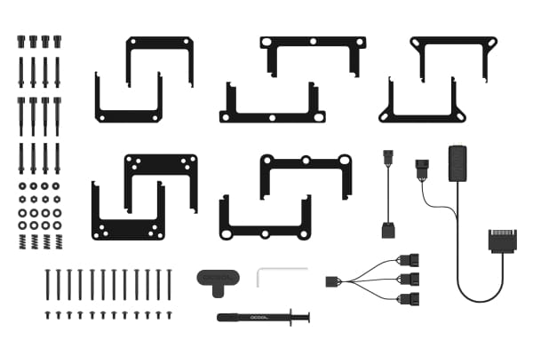 KOI Alphacool Eisbaer Pro ES 80mm Triple HPE + 3x ES PWM fans (AMD TR4/sTRX4/SP3/sWRX8/Intel 3647)