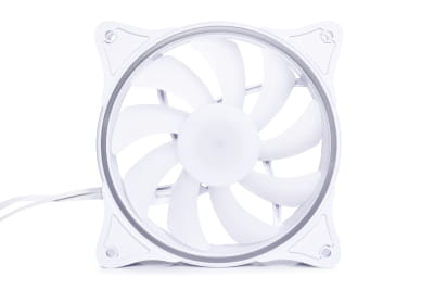 L12 Alphacool Rise Aurora 120mm Lüfter Weiß (120x120x25mm) PHT EOL
