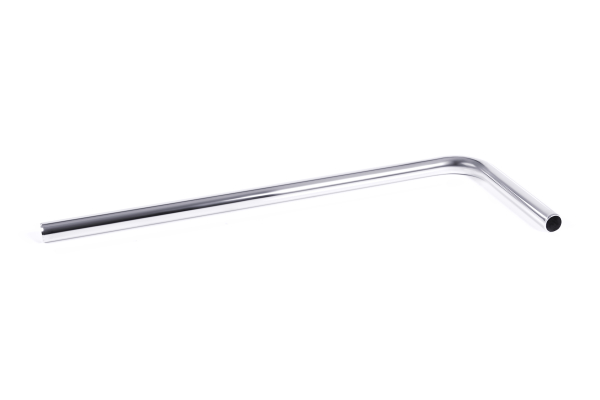 S13 Alphacool HardTube 13mm OD 90° Messing 10/30cm Chrome