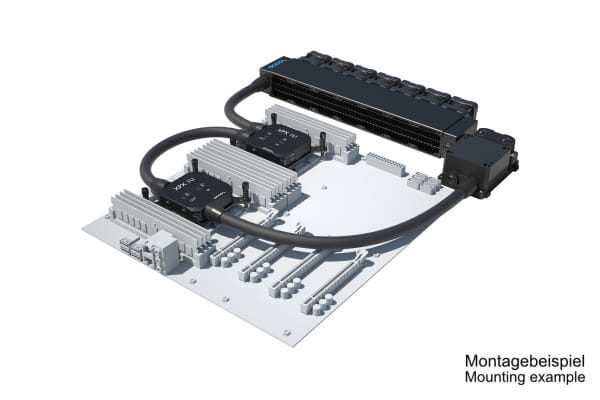 SVK Alphacool ES Pro 1U - 7 x 40 / 2x XPX 1U / Reservoir 1U - DDC310