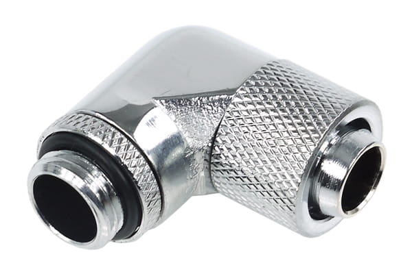 ANS Alphacool HF 13/10 Anschraubtülle 90° drehbar G1/4 - Chrome PHT EOL
