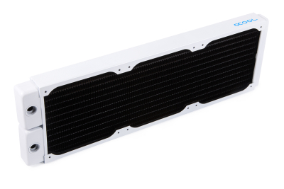 RAD Alphacool NexXxoS ST30 Full Copper 360mm Radiator V.2 - White Special Edition PHT EOL