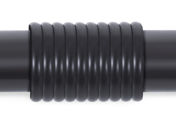 S16 Alphacool EPDM Tube 16/10 - Schwarz 3,3m (10ft) Retailbox