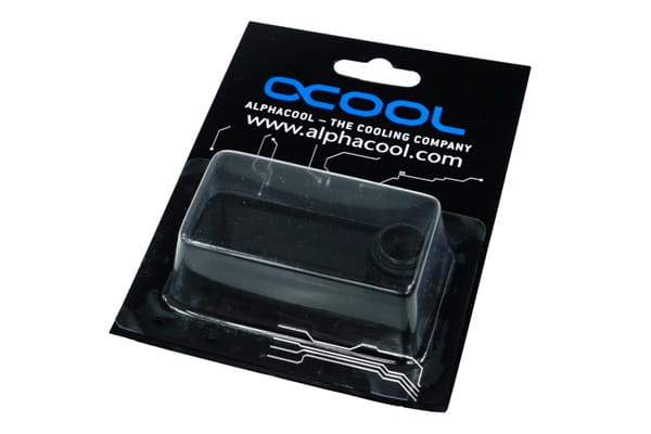 ANF Alphacool HF Doppelnippel G1/4 AG auf G1/4 AG mit O-Ring - Deep Black PHT EOL