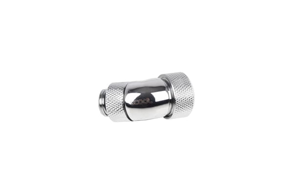ANS Alphacool Eiszapfen 13mm HardTube Anschraubtülle 45° drehbar G1/4 - Chrome PHT EOL