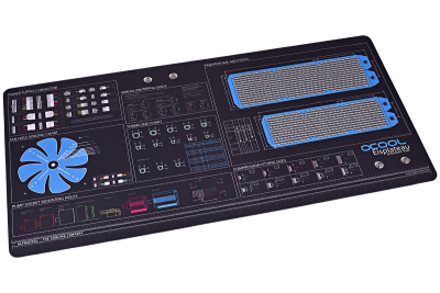 ZSO Alphacool Eisplateau Anti-Statik Arbeits- und Montagematte 120x60cm