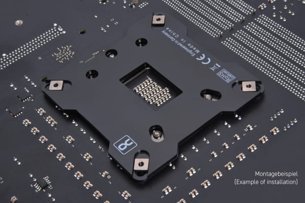 WACZ Alphacool Core Backplate XPX/Eisbaer LGA 115X/1200/1700/1851 Metall