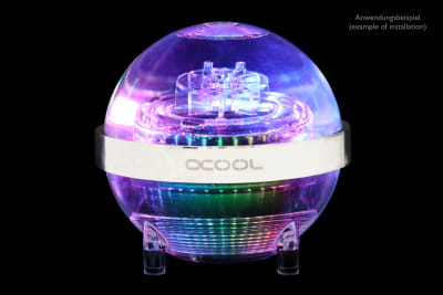 PUM Alphacool Eisball Adressable RGB - Acryl (inkl. D5 VPP655 PWM) PHT EOL