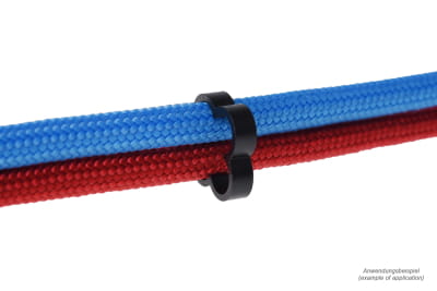 KAB Alphacool Eiskamm Alu X4 - 4mm black - 4 Stück PHT EOL