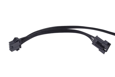 KAB Alphacool RGB 4pol LED Adapterkabel für Mainboards - Schwarz 50cm EOL
