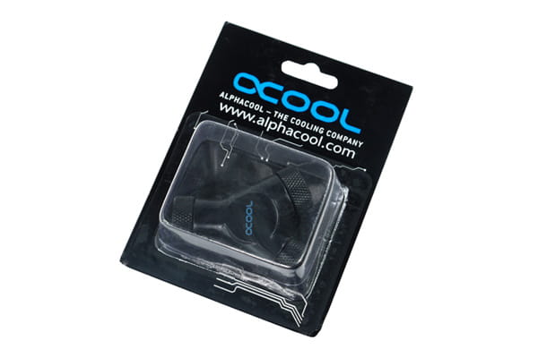 ANF Alphacool HF Y-Verbinder - G1/4 drehbar - 3x Innengewinde - Deep Black PHT EOL