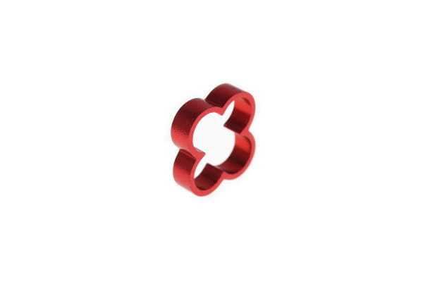 KAB Alphacool Eiskamm Alu X4 - 4mm red - 4 Stück PHT EOL