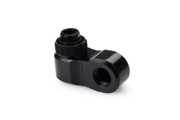 ANF Alphacool Apex Grip Versatzstück 27mm 2x 90° AG/IG G1/4 drehbar schwarz