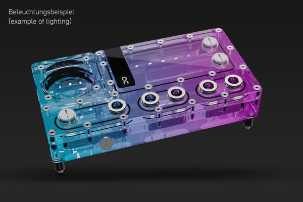 AGB Alphacool Core Distro Plate 240 Rechts VPP/D5 PHT EOL