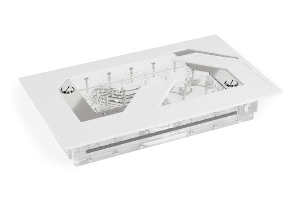 AGB Alphacool Apex Distroplate Dark Base Pro 901 White VPP/D5 PHT EOL