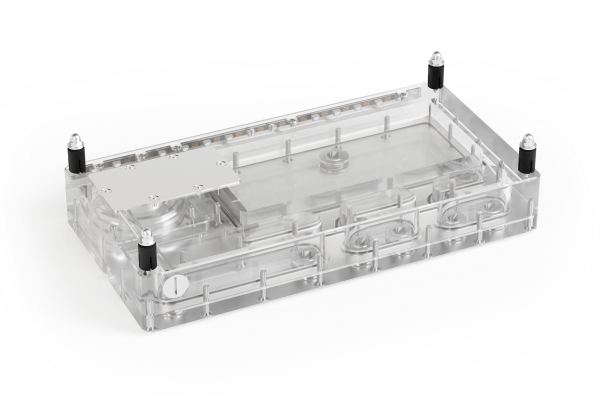 AGB Alphacool Core Distro Plate 280 Links D5 mit VPP Apex PWM Pumpe
