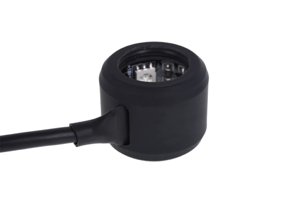 SZ Alphacool Aurora HardTube LED Ring 16mm Deep Black - RGB PHT EOL
