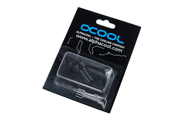 ANT Alphacool HF 10mm (3/8") Schlauchanschluss G1/4 mit O-Ring "FatBoy" - Deep Black