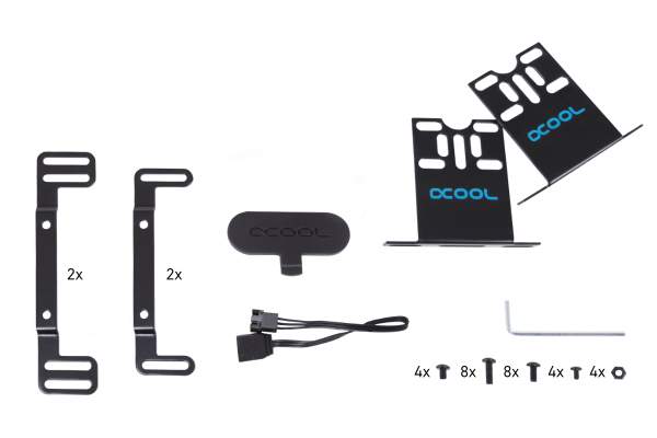 PUM Alphacool Core 100 Aurora Ausgleichsbehälter Acetal/Acryl D5 mit VPP Apex PWM Pumpe