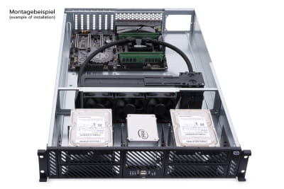 GHE Alphacool ES 2U - 19" - ServerRack - Watercooling ready EOL