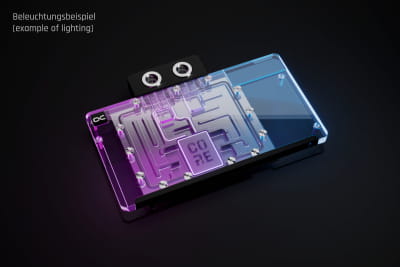 WAK Alphacool Core RX 9070 XT Red Devil mit Backplate