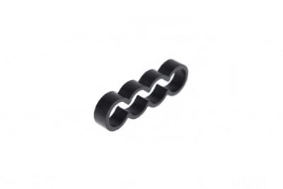 KAB Alphacool Eiskamm Alu X4 Flat - 4mm black - 4 Stück PHT EOL