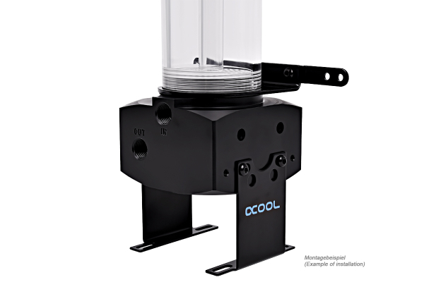 AGB Alphacool Eisbecher D5 150mm Acetal Ausgleichsbehälter EOL