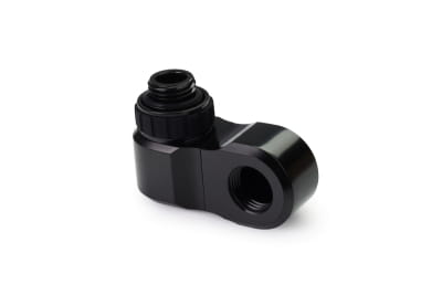 ANF Alphacool Apex Grip Versatzstück 27mm 2x 90° AG/IG G1/4 drehbar schwarz