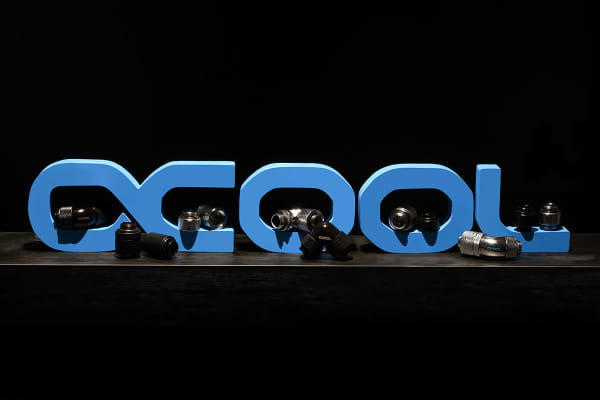 ANS Alphacool HT 16mm HardTube Anschraubtülle G1/4 - gerändelt - Deep Black PHT EOL